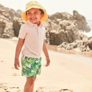 Palm Swim Trunk - Janie and Jack Size 12 - 18 months